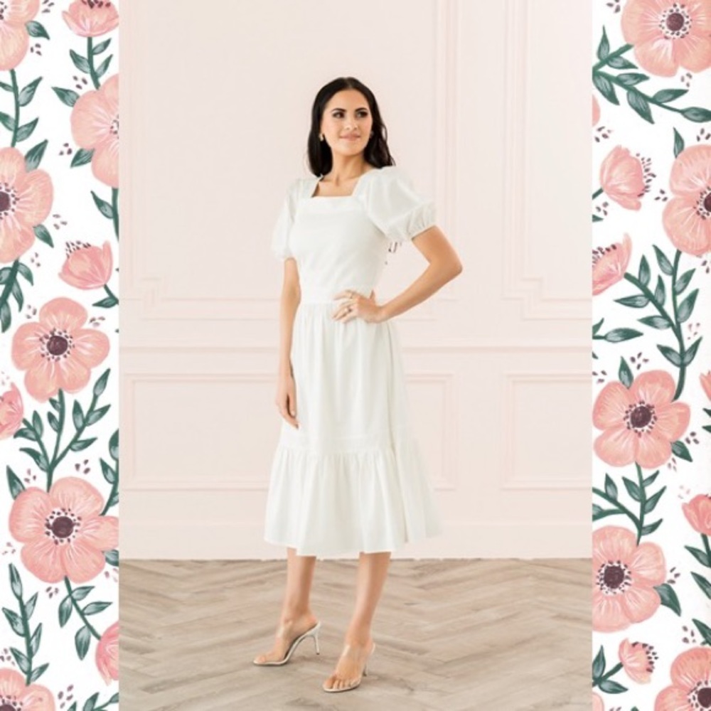 🎉HP🎉 BNWT Rachel Parcell Puff Sleeved Dress